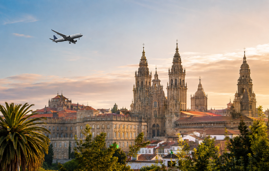Fly2Galicia rutas Santiago